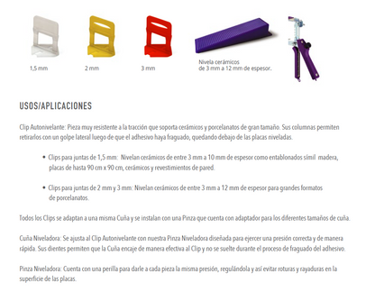 CLIPS PARA JUNTAS DE 1,5 MM X 100 UND